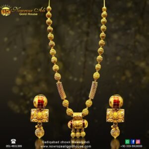 Gold Mala set Design 0007